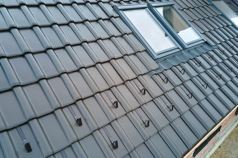 Milan's Roofing installation project